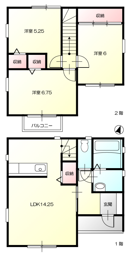 アリエッタB 間取図
