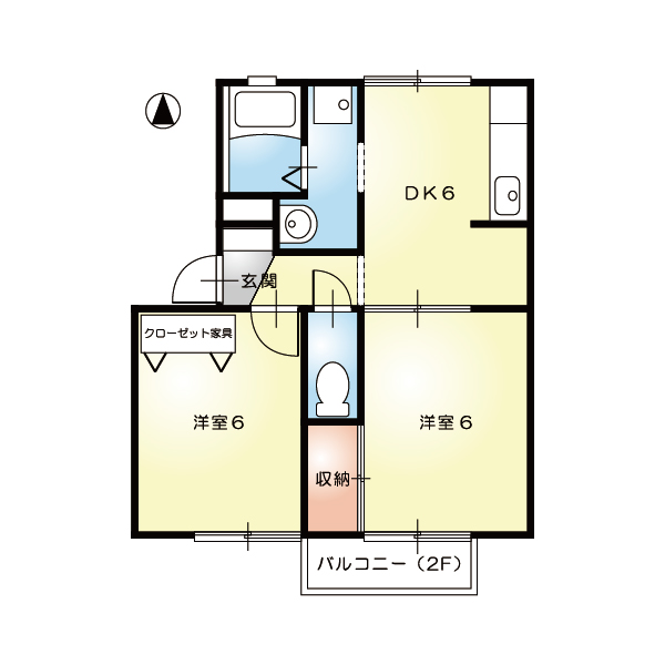 アーブルヴェール201_間取図