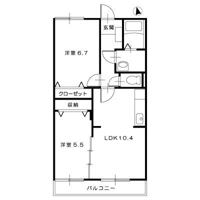 ジョビアルコート302_間取図