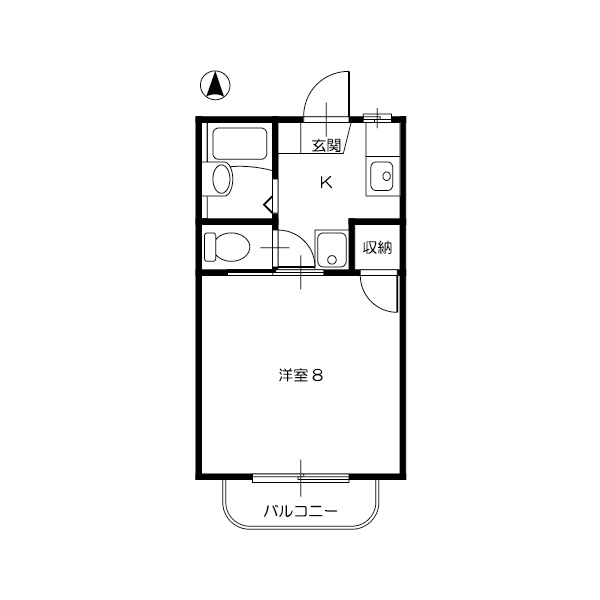 カルチェラタンG 間取図
