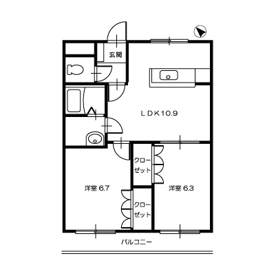 マーヴェラスB101_間取図