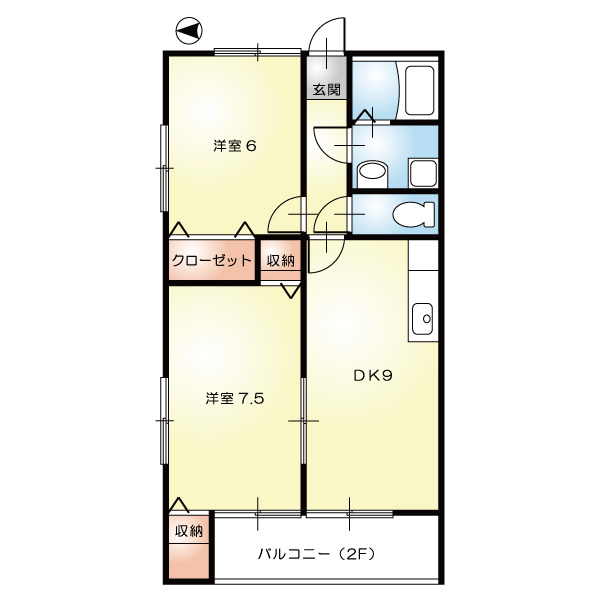 フェリーチェ201_間取図