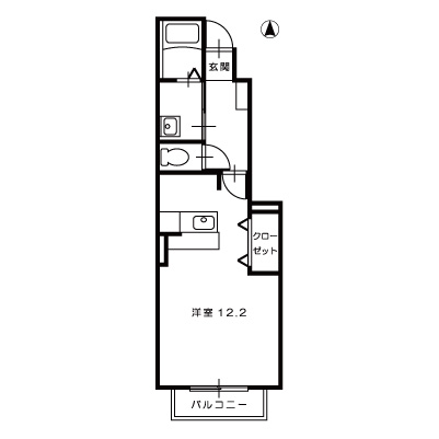サンメゾンMKⅡ105_間取図