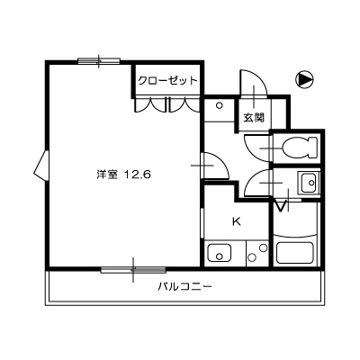 プロニティ野口103_間取図