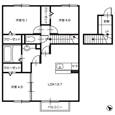 ウィンクルムC202_間取図
