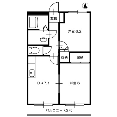 クレストール101_間取図