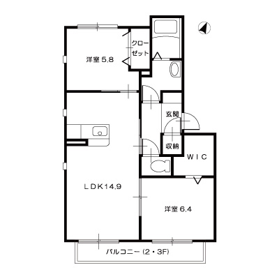 サマンサ2_間取図