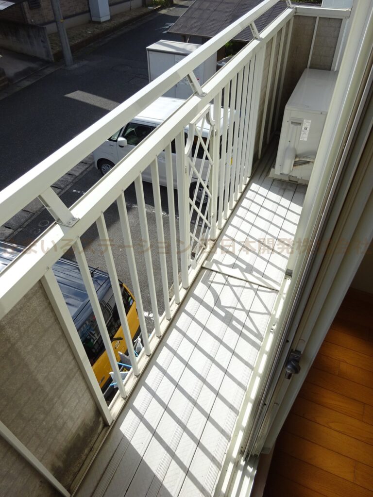 コーポ吉備路C202_バルコニー