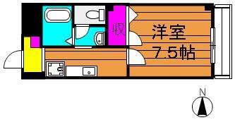 ビューハイツ吉備路102_間取図