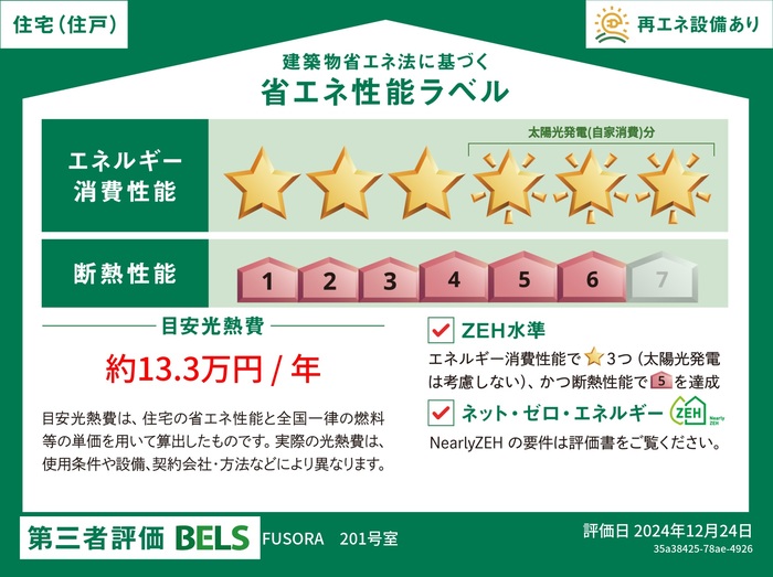 D-room総社市小寺201_省エネ性能ラベル