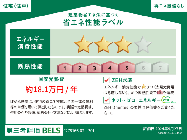 リジョイス井尻野B201_省エネラベル