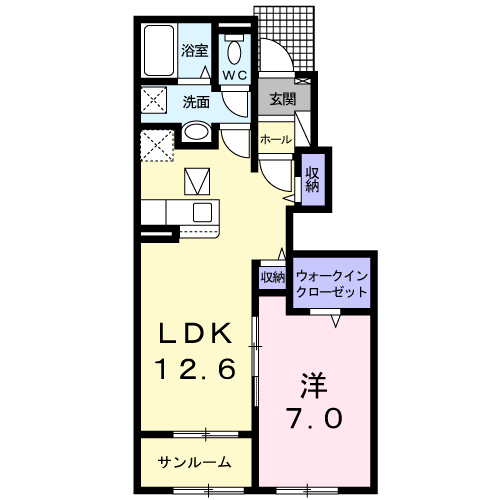 レリアンB102_間取図