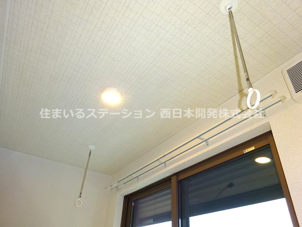 グレイスショコラ102_室内物干し