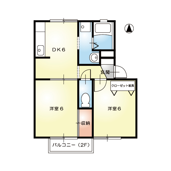 アーバンコートA203_間取図