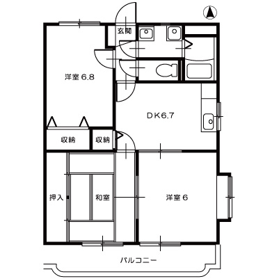 パシアン101_間取図