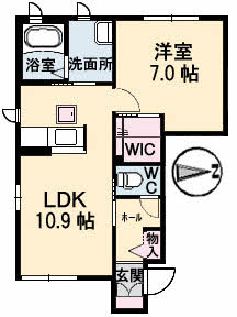 プロヌーブKENB103_間取図