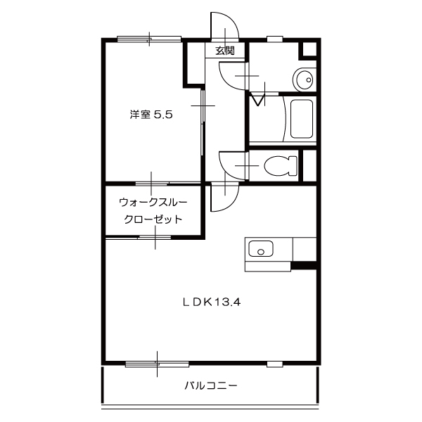マンション・裕102_間取図