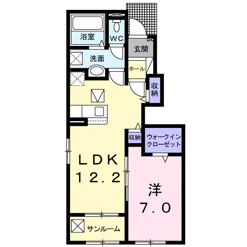 グレイスショコラ106_間取図