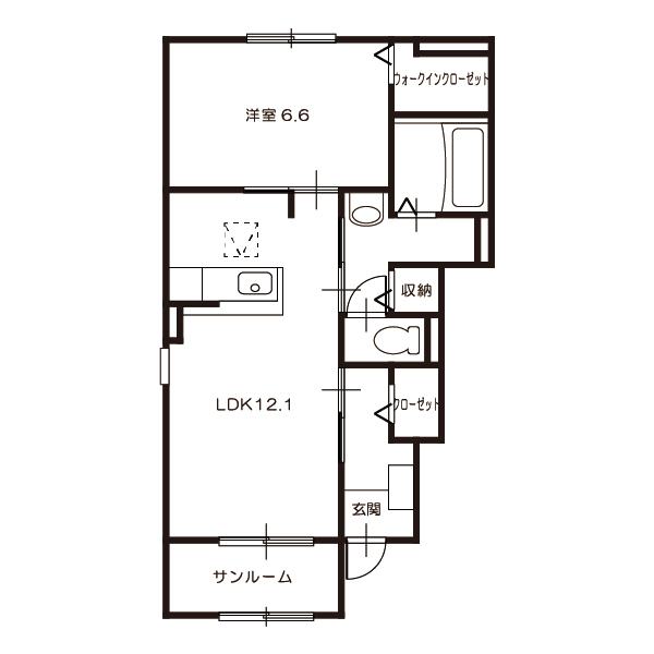 フローレス101_間取図