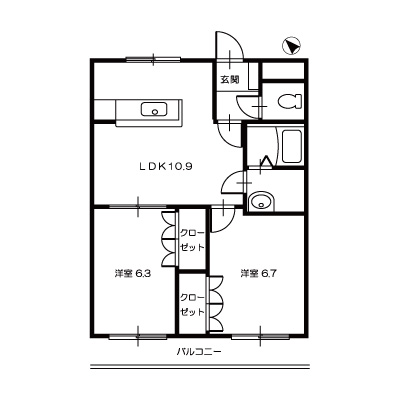 マーヴェラスB102_間取図