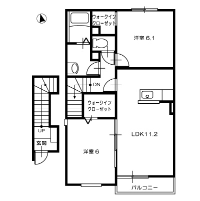ベラ・カーサ203_間取図