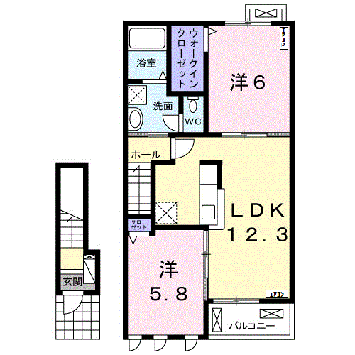 ラフレーズD203_間取図