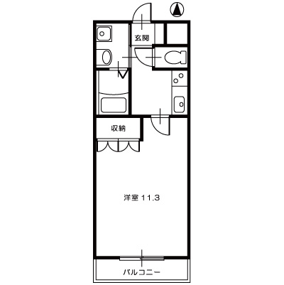 アメニティーハイツY_間取図type2