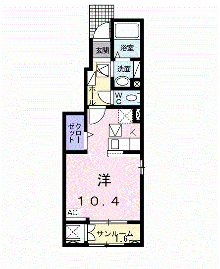 シャノアール101_間取図