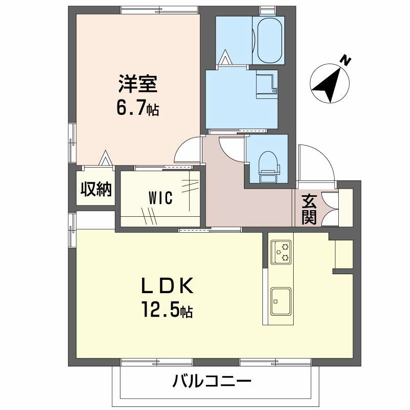 ビックイーストC106_間取図