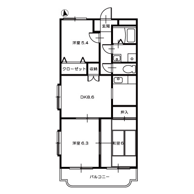 ファミーユ103_間取図