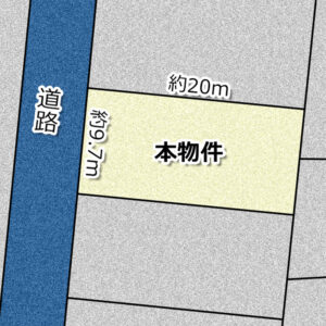 土地情報_駅南21区画_区割図