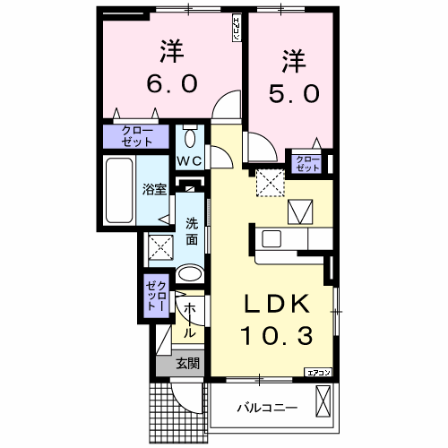 グレイス105_間取図