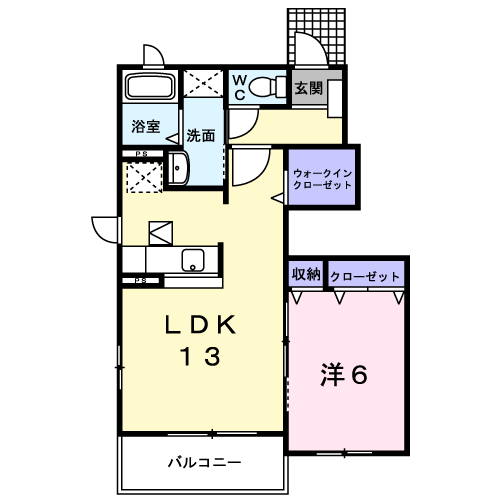 Riverside東祥B105_間取図