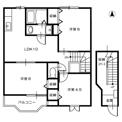 ミドルロードA202_間取図