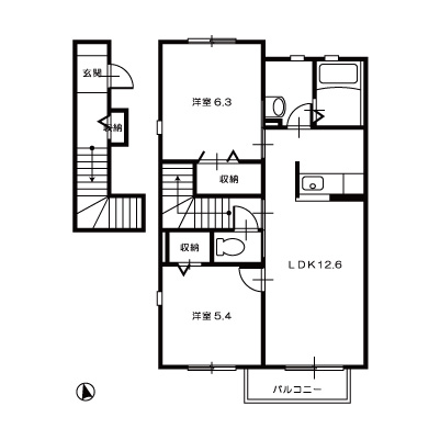 セレーナA202_間取図