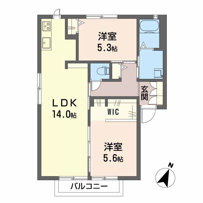ビックイーストB103_間取図