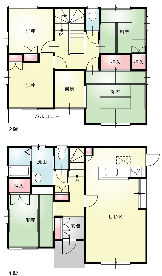 久代あおいハイツ住宅_間取図