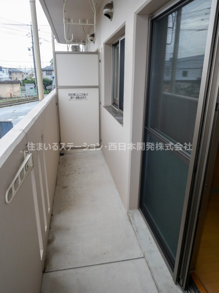 マンション美202_バルコニー