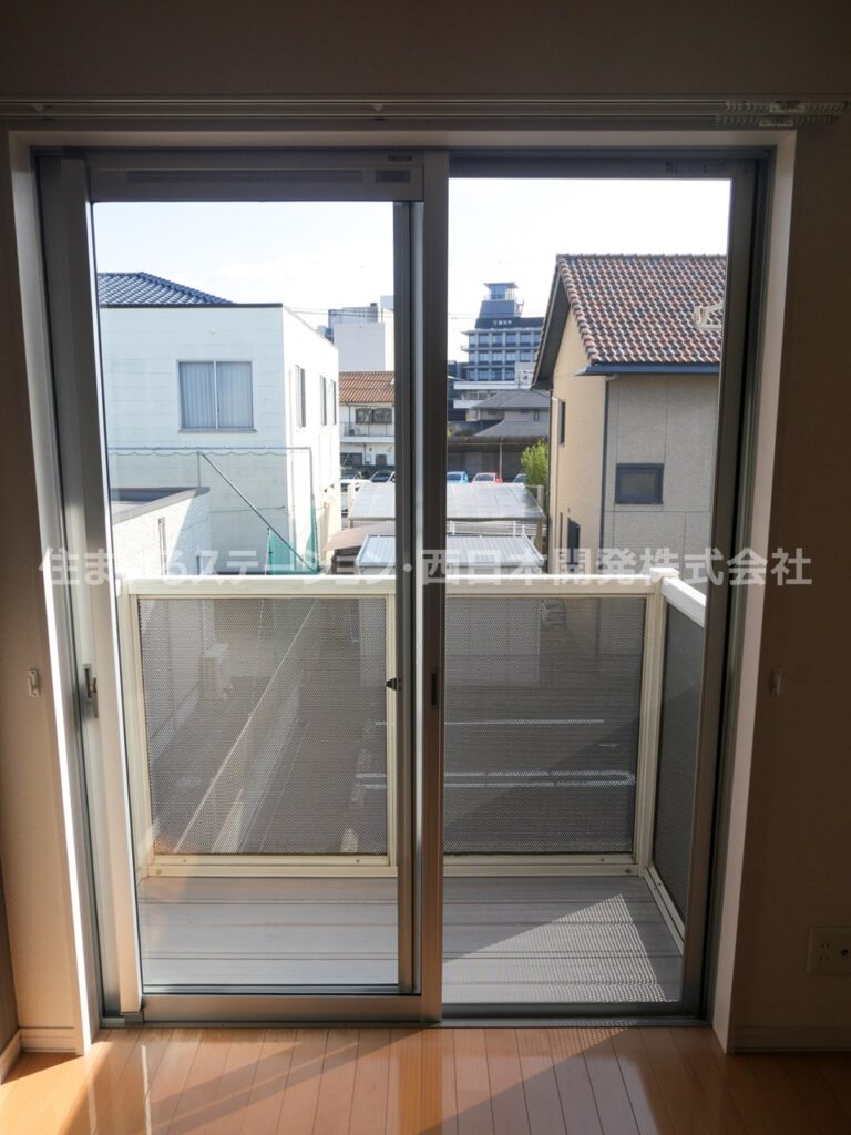 モンシャトー中央203_バルコニー