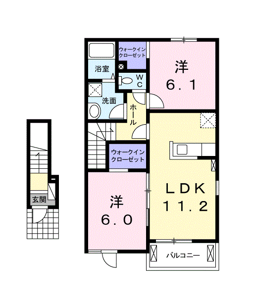 ルミエールC201_間取図