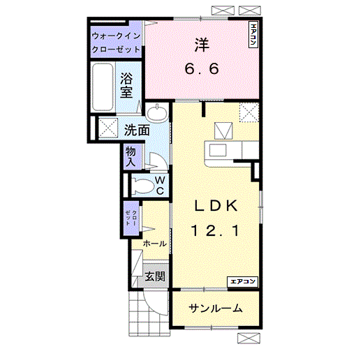 フローレス105_間取図