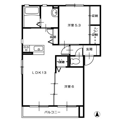 サンフラワー1_間取図