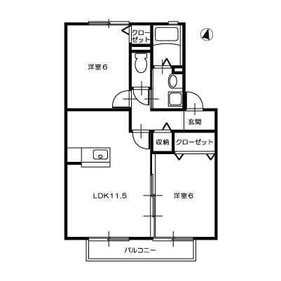 パラシオン2_間取図