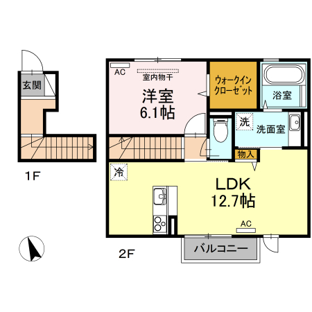 アースガーデンSOJAⅡ203_間取図