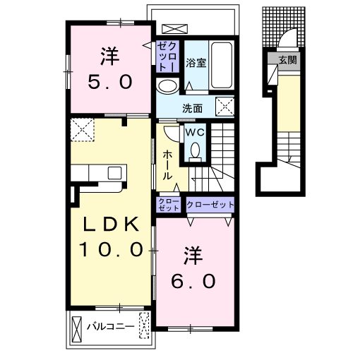 ガーデンハイムⅡ205_間取図
