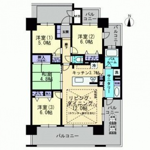 アルファステイツ総社中央904_間取図