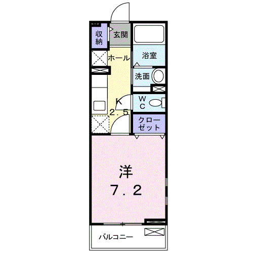 キュート201_間取図