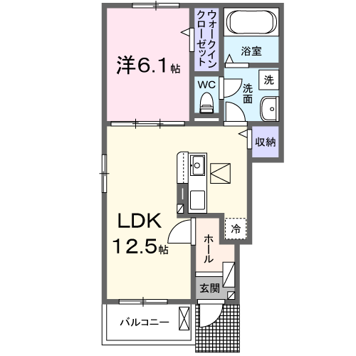 クレメント101_間取図