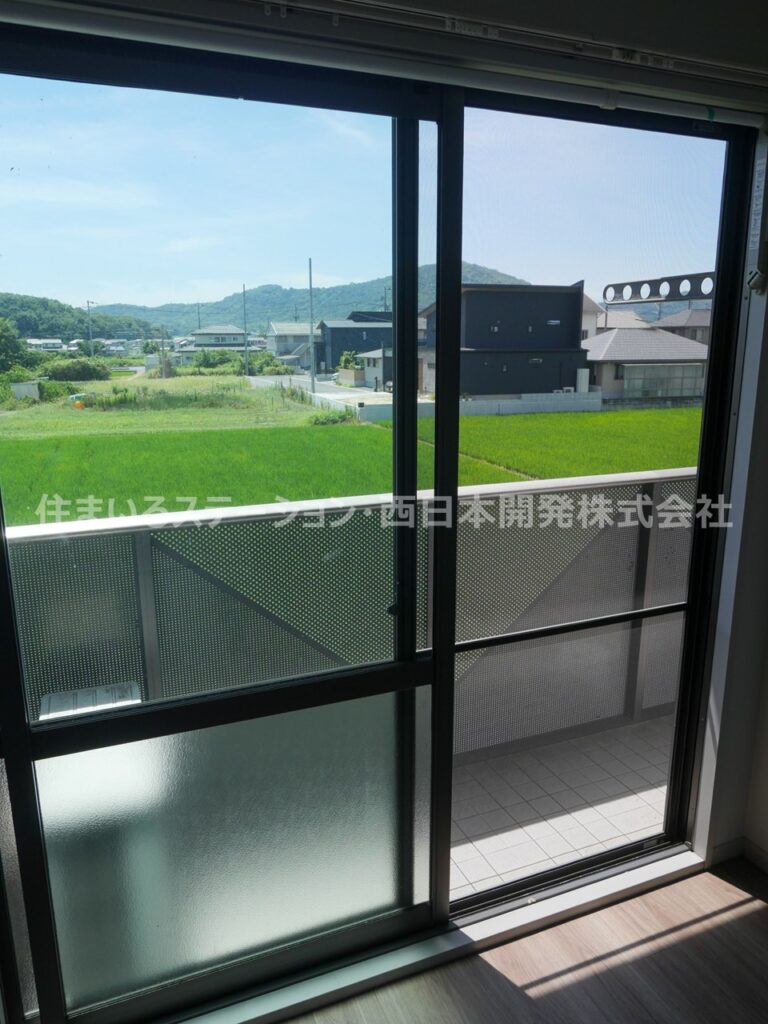 ビックイーストⅡA202_バルコニー眺望