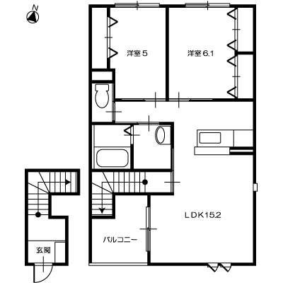 サンライズY202_間取図